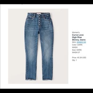 Abercrombie Jeans 27